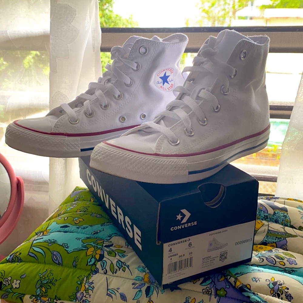 Converse All Star HI Tops Optical White